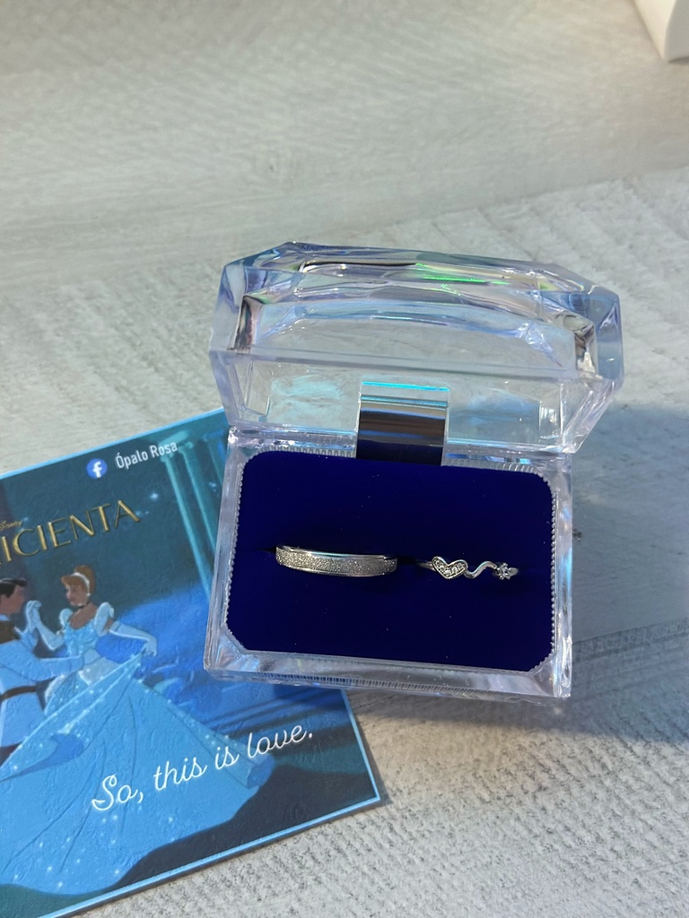 Anillos promesa Cenicienta