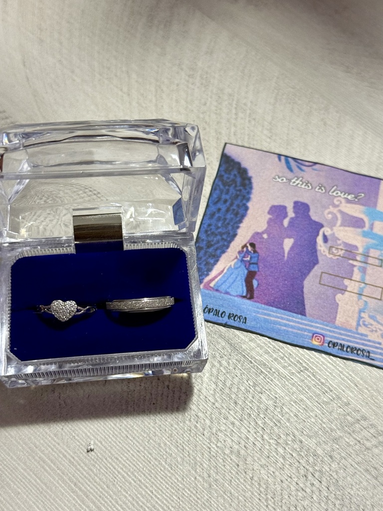Anillos promesa Cenicienta