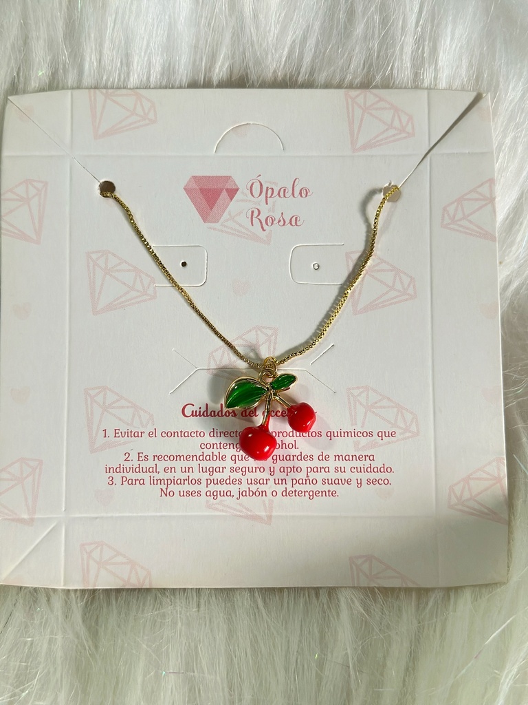Cadena cereza lisa 
