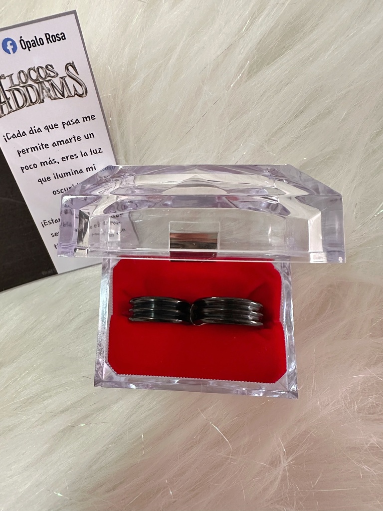Anillos pareja Adams