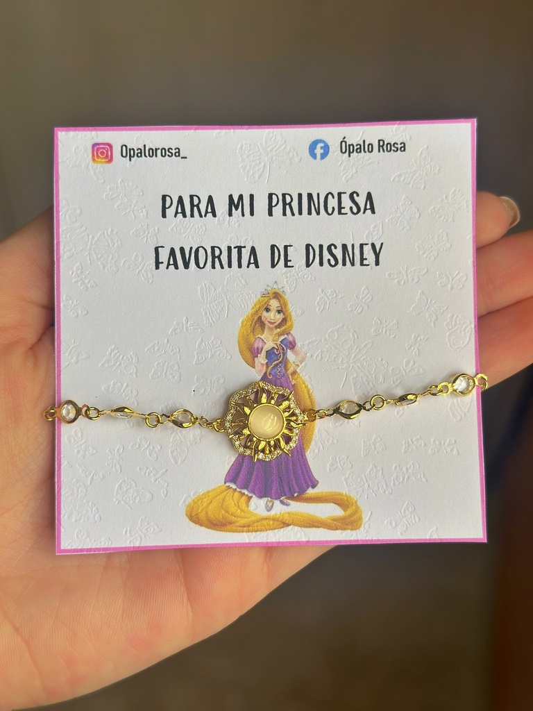 Pulsera giratoria Rapunzel