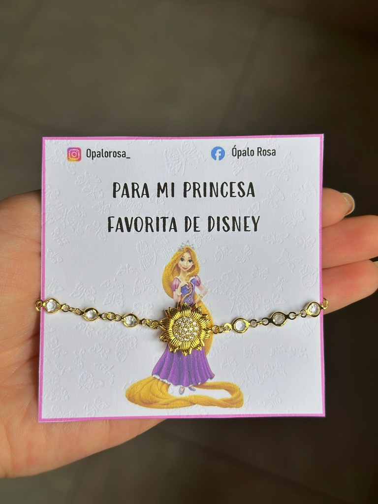 Pulsera giratoria Rapunzel
