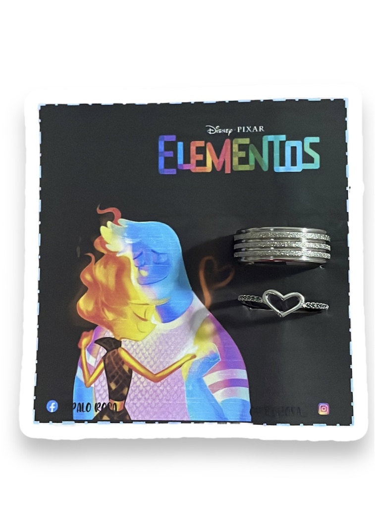 Anillos promesa Elementos