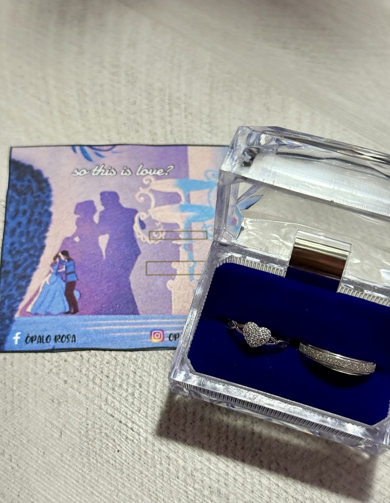 Anillos promesa Cenicienta