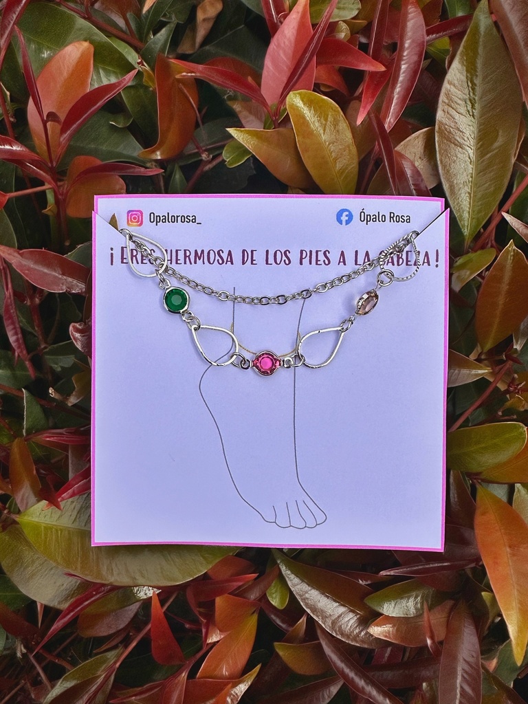 Tobillera doble gota