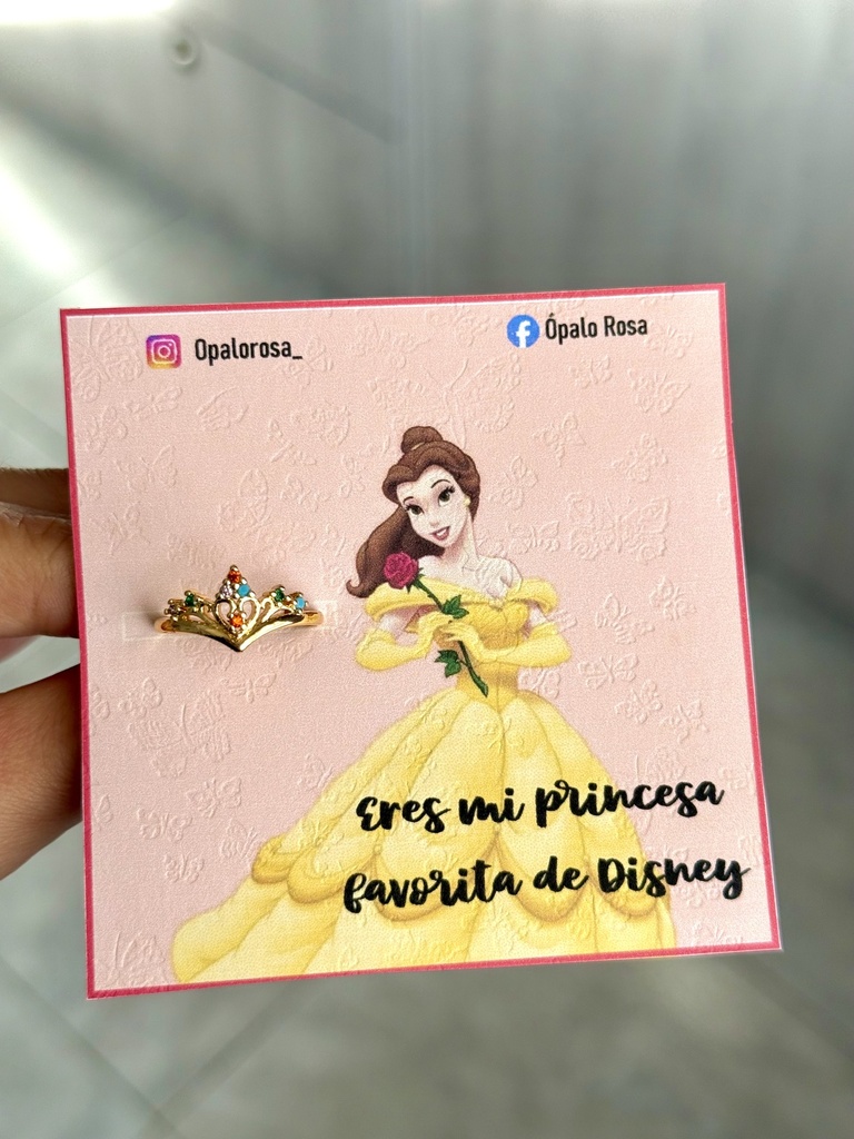 Anillo princesa Bella