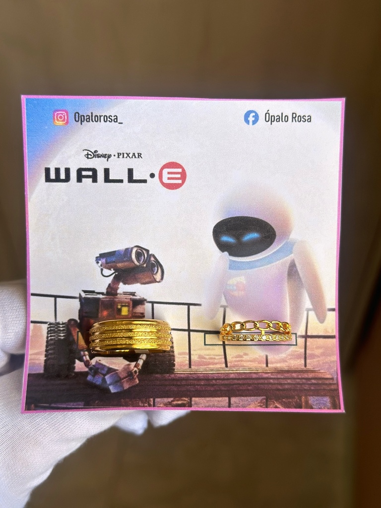 Anillos promesa Wall-e