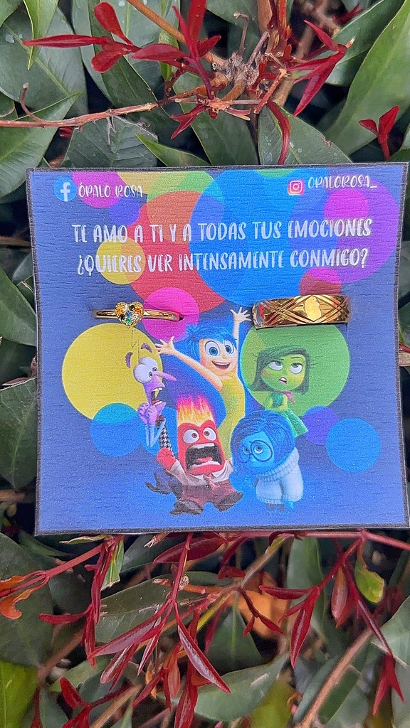 Anillos promesa Intensamente