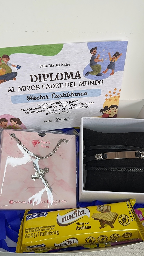 Combo de regalo papá acero