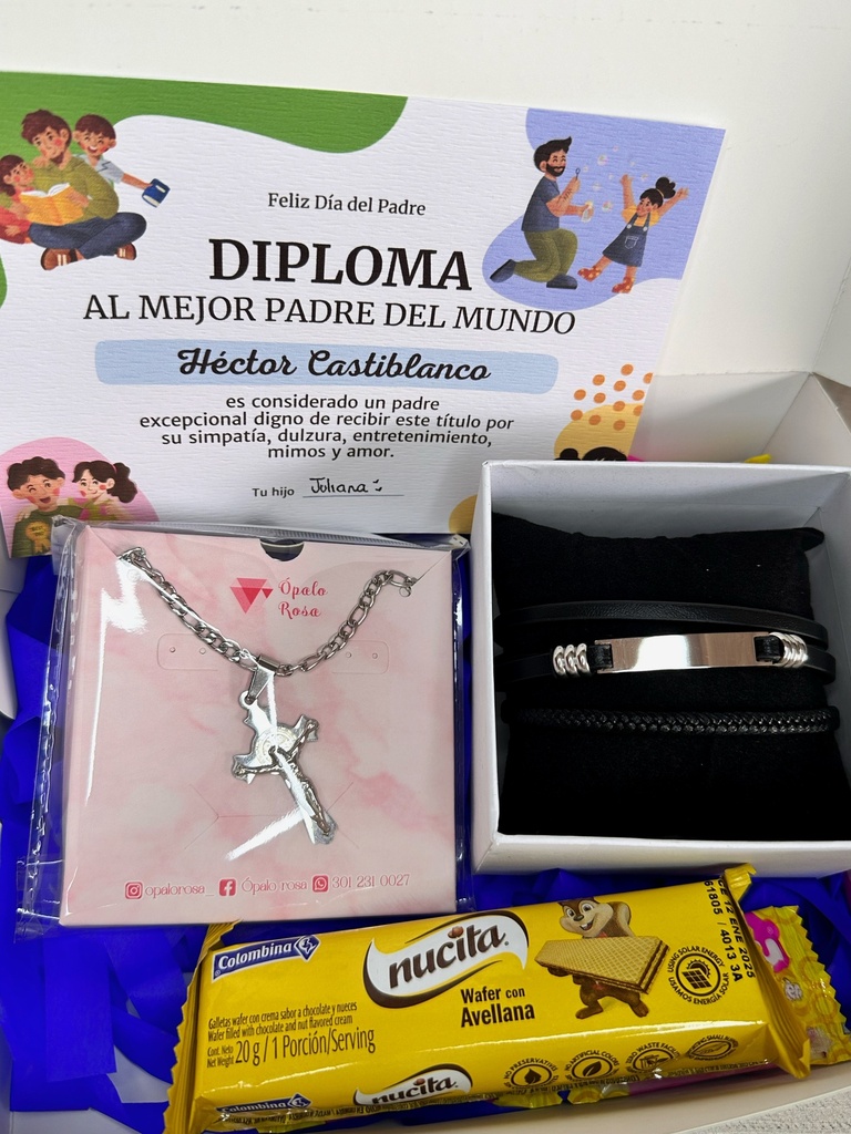 Combo de regalo papá acero 