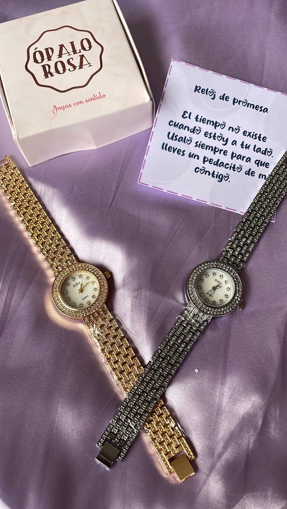 Reloj circonado promesa