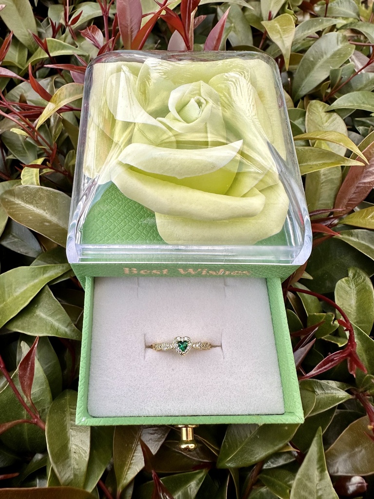 Anillo promesa rosa La princesa y el sapo.