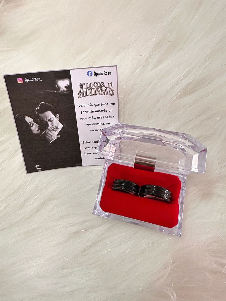 Anillos pareja Adams