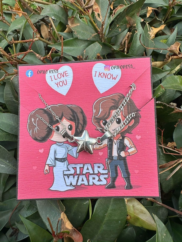 Cadenas pareja clic Star Wars. ✨ 