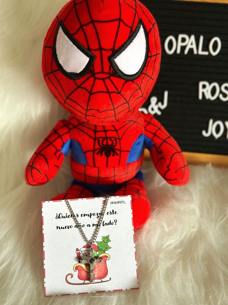 Combo de Navidad Spiderman 100 te amo 