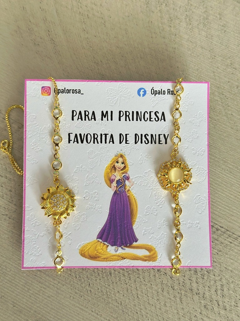 Pulsera giratoria Rapunzel