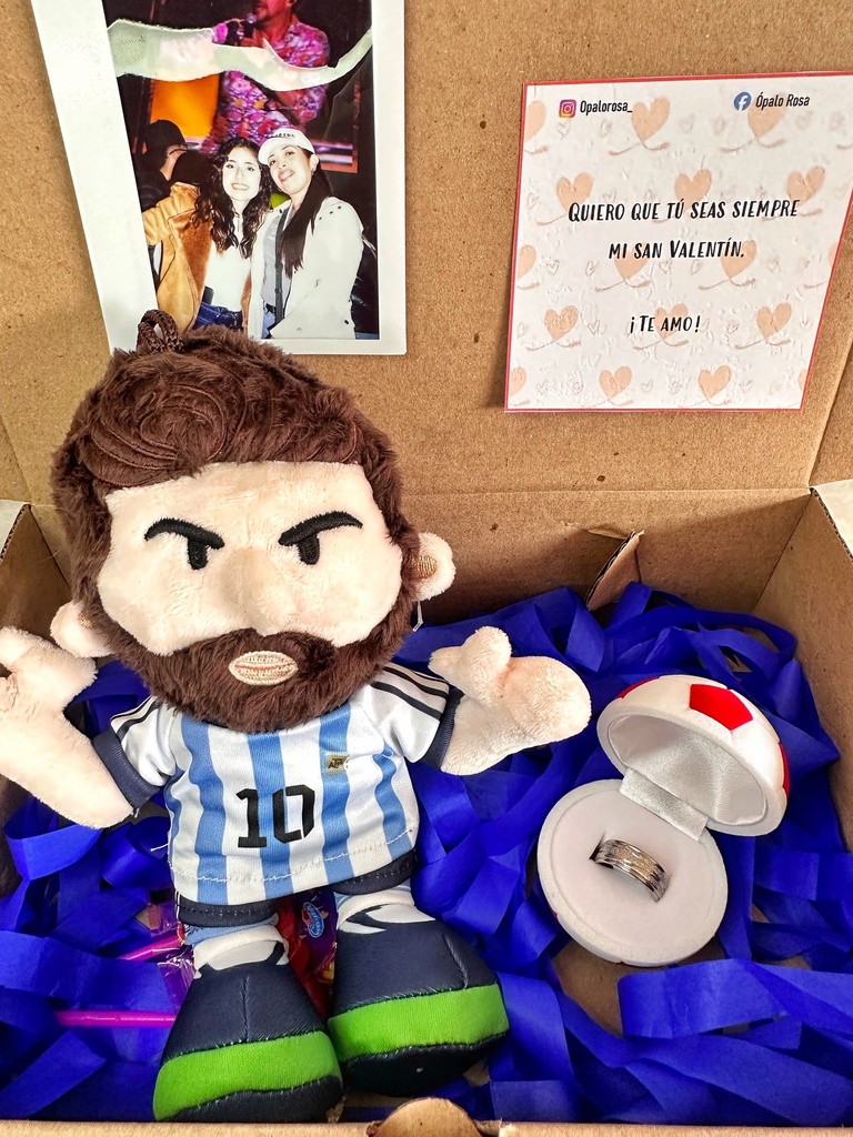 Combo Messi San Valentín 