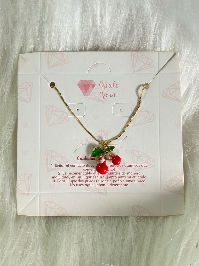 Cadena cereza lisa 