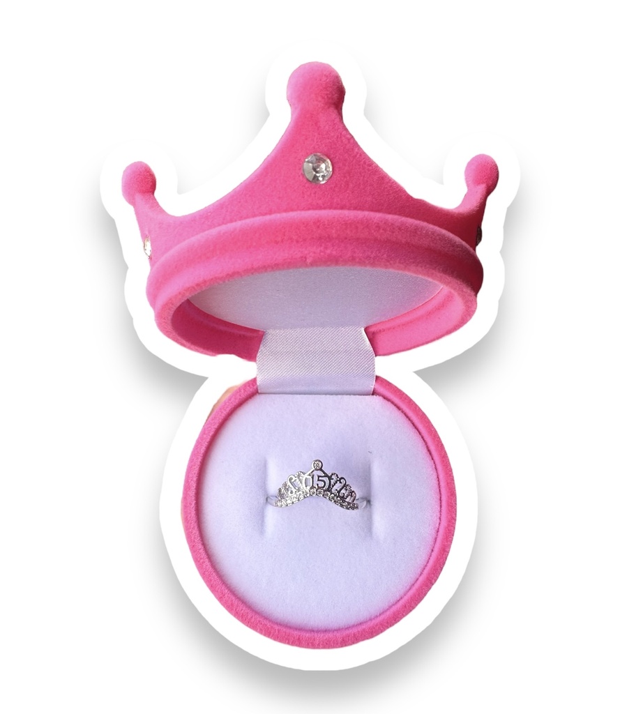 Anillo corona 15 años