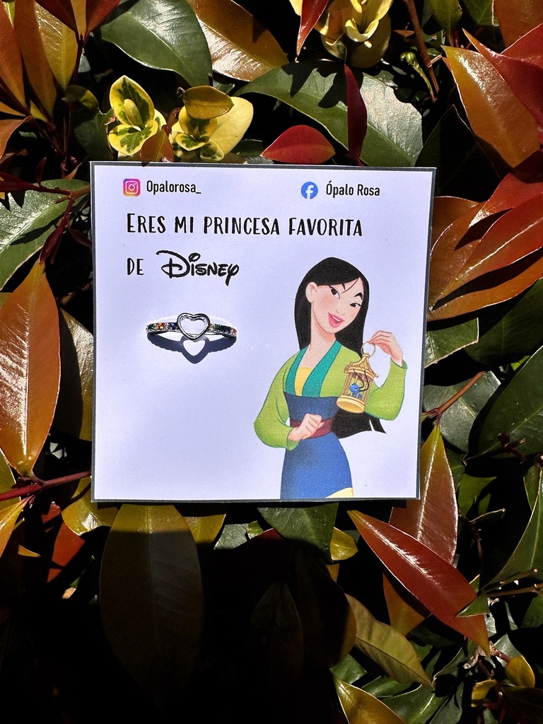 Anillo princesa Mulan