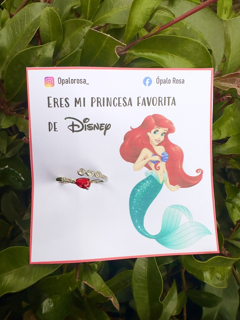 Anillo princesa Ariel
