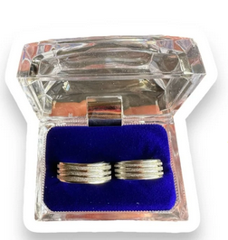 Argollas pareja relieve Shine