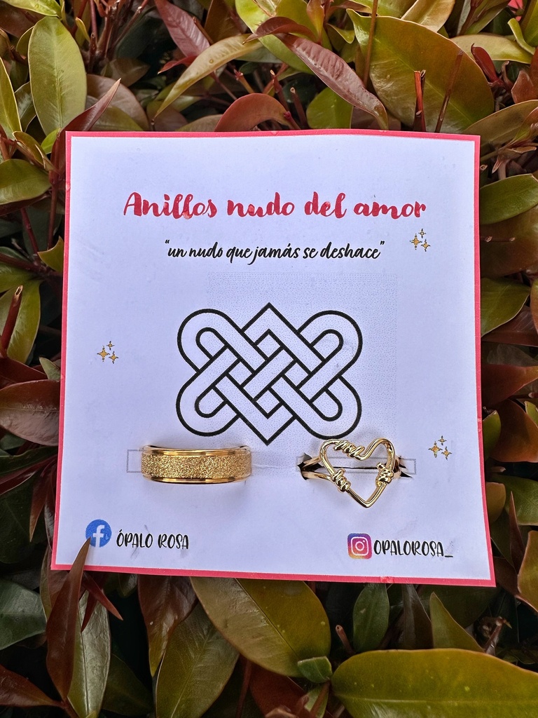 Anillos promesa nudo del amor #2